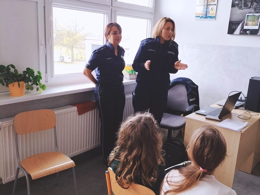Spotkanie z policjantkami z KPP Chojnice